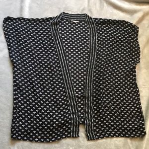 Loft Kimono Navy and White sz Xs/S